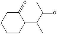 Cyclohexanone, 2-(1-methyl-2-oxopropyl)- Structure