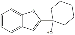 Cyclohexanol, 1-benzo[b]thien-2-yl- Structure