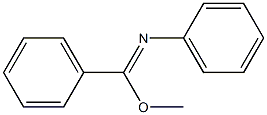 Benzenecarboximidic acid, N-phenyl-, methyl ester Struktur