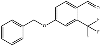 4-Benzyloxy-2-(trifluoromethyl)benzaldehyde Structure
