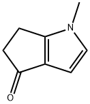 1-methyl-1H,4H,5H,6H-cyclopenta[b]pyrrol-4-one, 67838-94-2, 结构式