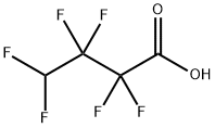 Butanoic acid, 2,2,3,3,4,4-hexafluoro-, 679-12-9, 结构式