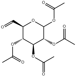 (3R,4S,5S,6S)-6-Formyltetrahydro-2H-pyran-2,3,4,5-tetrayl tetraacetate Structure