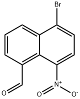 5-溴-8-硝基-1-萘甲醛 结构式