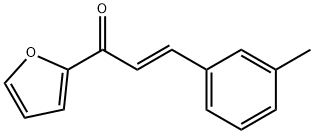 (2E)-1-(furan-2-yl)-3-(3-methylphenyl)prop-2-en-1-one 结构式