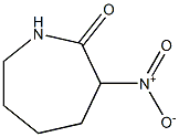 2H-Azepin-2-one, hexahydro-3-nitro- Struktur