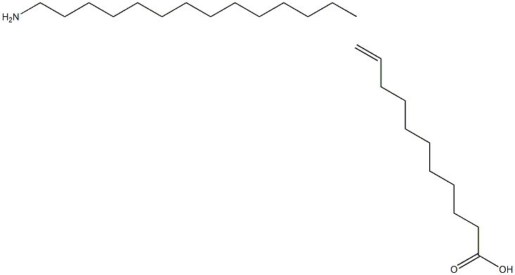 tetradecan-1-amine: undec-10-enoic acid,68046-91-3,结构式