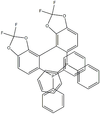 5,5'-双(二苯基磷)-四氟-二-1,3-苯二氧杂环,681259-24-5,结构式