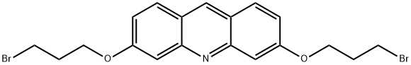 3,6-bis(3-bromopropoxy)acridine Structure