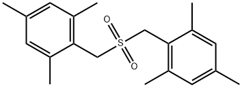 1,3,5-trimethyl-2-[(2,4,6-trimethylphenyl)methylsulfonylmethyl]benzene Struktur