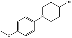 1-(4-methoxyphenyl)piperidin-4-ol 化学構造式