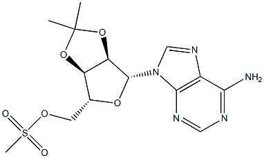 Adenosine, 2',3'-O-(1-methylethylidene)-, 5'-methanesulfonate