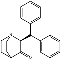 (2S)-2-benzhydryl-1-azabicyclo[2.2.2]octan-3-one Structure