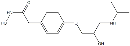 Hydroxyatenolol Struktur