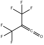 3,3,3-Trifluoropropenone, 2-(trifluoromethyl)- 化学構造式