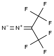 Propane, 2-diazo-1,1,1,3,3,3-hexafluoro- 化学構造式