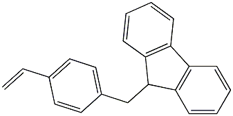 9H-Fluorene, 9-[(4-ethenylphenyl)methyl]- Structure