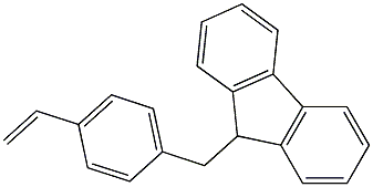 9-[(4-乙烯基苯基)甲基]- 9H-芴, 684215-56-3, 结构式