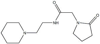 68497-61-0 1-Pyrrolidineacetamide, 2-oxo-N-[2-(1-piperidinyl)ethyl]-