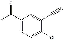 5-acetyl-2-chlorobenzonitrile Structure