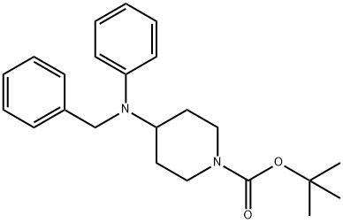 TERT-BUTYL 4-(N-BENZYL-N-PHENYLAMINO) PIPERIDINE-1-CARBOXYLATE Structure