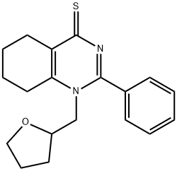 685551-25-1 2-phenyl-1-((tetrahydrofuran-2-yl)methyl)-5,6,7,8-tetrahydroquinazoline-4(1H)-thione