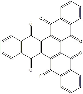 5,6,11,12,17,18-Trinaphthylenehexone Structure