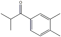 1-(3,4-dimethylphenyl)-2-methylpropan-1-one Struktur