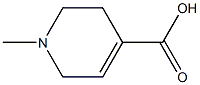 4-Pyridinecarboxylicacid, 1,2,3,6-tetrahydro-1-methyl- 结构式