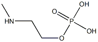 Ethanol, 2-(methylamino)-, dihydrogen phosphate (ester) Structure