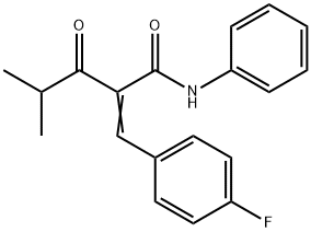(Z)-2-(4-fluorobenzylidene)-4-methyl-3-oxo-N-phenylpentanamide|693793-71-4