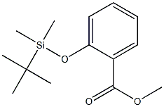 Benzoic acid, 2-[[(1,1-dimethylethyl)dimethylsilyl]oxy]-, methyl ester Structure