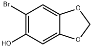 5-溴-6-羟基-1,3-苯并二恶茂, 6941-70-4, 结构式