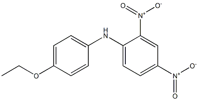 Benzenamine, N-(4-ethoxyphenyl)-2,4-dinitro- 结构式