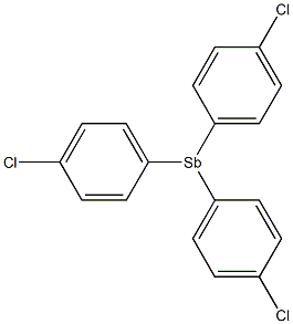 Stibine,tris(4-chlorophenyl)- Structure