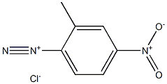 Benzenediazonium, 2-methyl-4-nitro-, chloride Structure