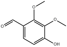 4-羟基-2,3-二甲氧基苯甲醛,69471-05-2,结构式