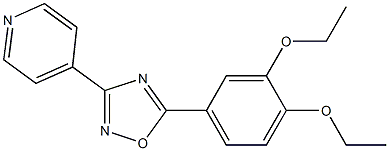 5-(3,4-diethoxyphenyl)-3-pyridin-4-yl-1,2,4-oxadiazole|化合物 T31149