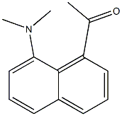 Ethanone, 1-[8-(dimethylamino)-1-naphthalenyl]- Struktur