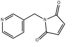 1H-Pyrrole-2,5-dione,1-(3-pyridinylmethyl)-, 6970-35-0, 结构式