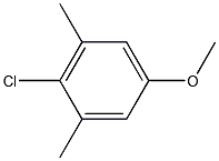 Benzene, 2-chloro-5-methoxy-1,3-dimethyl- 化学構造式