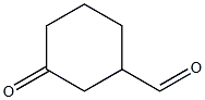 Cyclohexanecarboxaldehyde, 3-oxo- 化学構造式