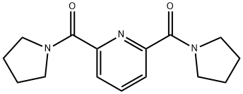 Pyrrolidine,1,1'-(2,6-pyridinediyldicarbonyl)bis- (9CI) Structure