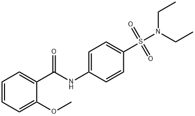 N-[4-(diethylsulfamoyl)phenyl]-2-methoxybenzamide Structure