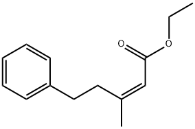 2-Pentenoic acid, 3-methyl-5-phenyl-, ethyl ester, (2Z)- Structure