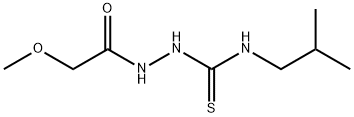 1-[(2-methoxyacetyl)amino]-3-(2-methylpropyl)thiourea Structure