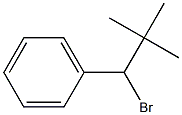 Benzene, (1-bromo-2,2-dimethylpropyl)- Structure