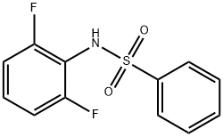 N-(2,6-Difluorophenyl)benzenesulfonamide, 97% 结构式