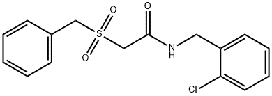 708219-38-9 2-benzylsulfonyl-N-[(2-chlorophenyl)methyl]acetamide