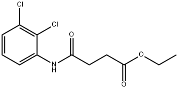 ethyl 4-[(2,3-dichlorophenyl)amino]-4-oxobutanoate Structure